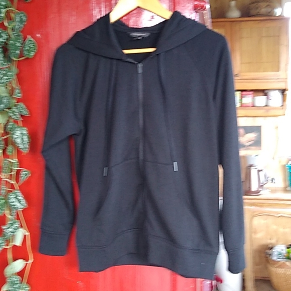 Black Zip Hoodie Jacket
